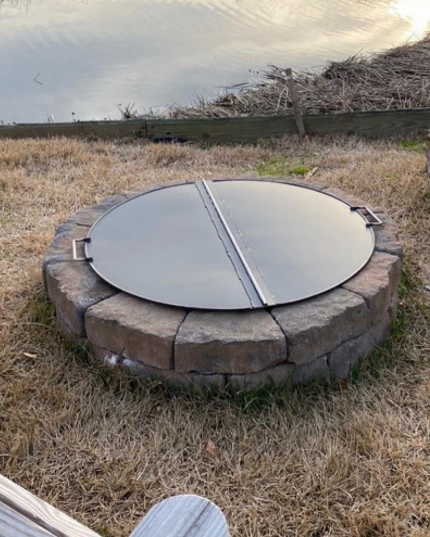 thumbnail image 2 of Vevor Stainless Steel Fire Pit Cover (Firepit Not Included) – Multiple Sizes 2 of 5