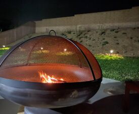 Round Fire Pit Screens