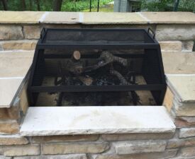 Fire Pit Screens | Rectangle Fire Pit Screens