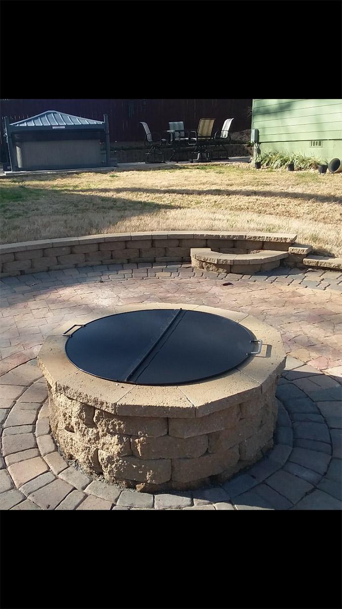 Fire Pit Screen | Round Fire Pit Screen