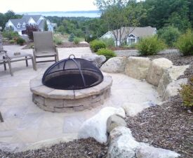 Round Custom Fire Pit Screen