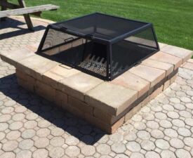 Square Fire Pit Screen