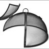 Hinged Double Door Model Fire Pit Screen 20" 29"