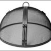 Hinged Double Door Model Fire Pit Screen 20" 29"