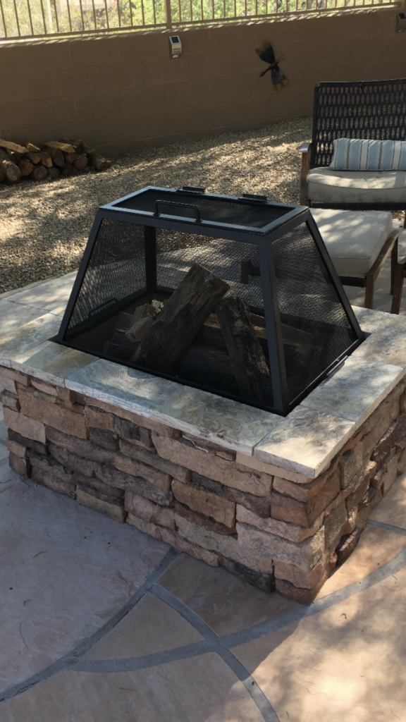 Fire Pit Screen Size Up To 48" Per Side