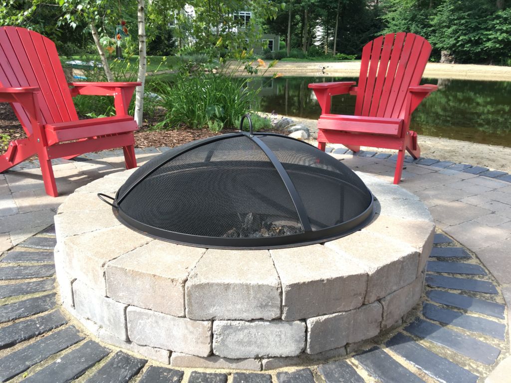 Lift Off Dome Fire Pit Screen 20"29" Custom