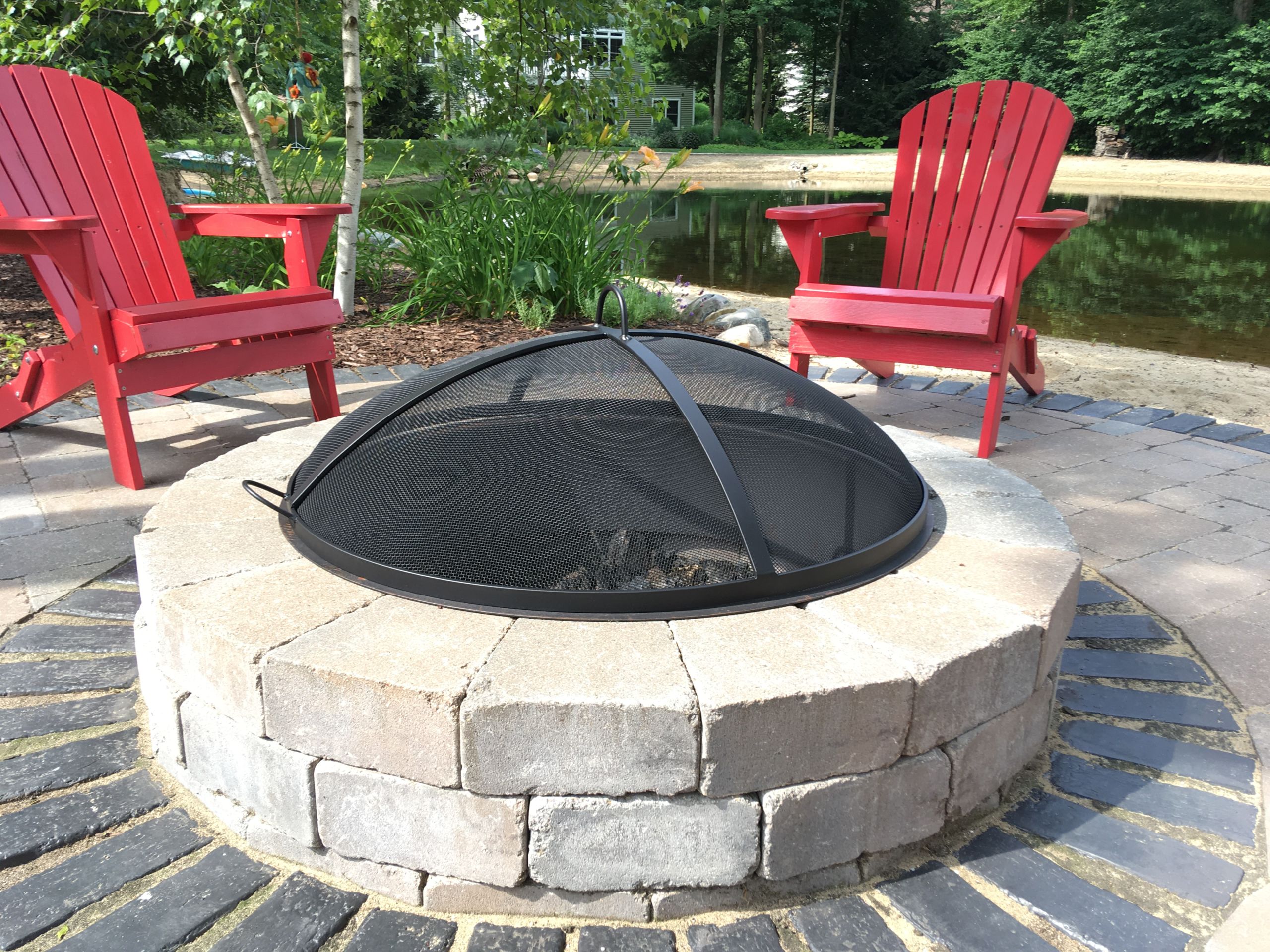 Lift Off Dome Fire Pit Screen 46-60 