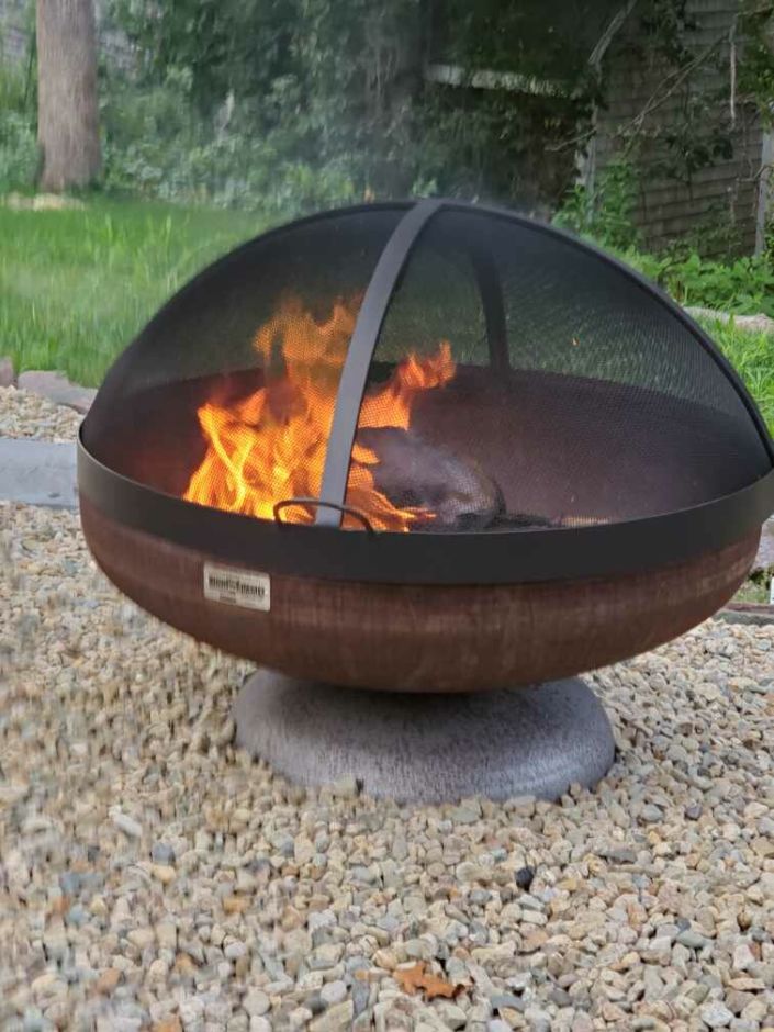 Lift Off Dome Screen for Bowl Fire Pits