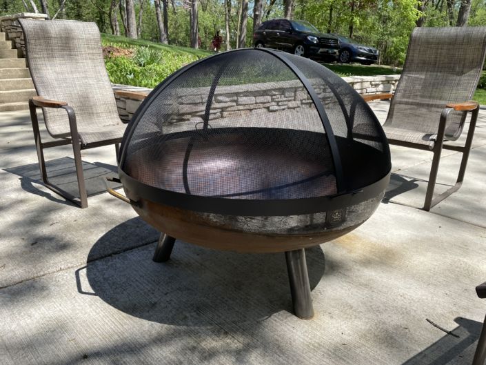 Lift Off Dome Fire Pit Screen 30"-45"