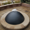 42" Solid Dome Fire Pit Cover-Wood Or Gas Fire Pits