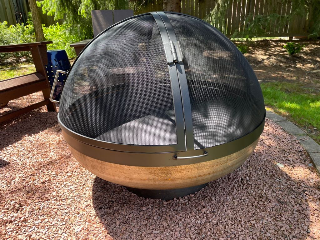 Hinged Single Door Screen for BOWL Style Fire Pits