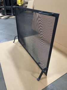 Fireplace Safety Screen- Single Panel Design | FirePitScreens.net ...