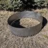 Metal Fire Pit Ring or Liner with Smokeless Feature 1" Holes