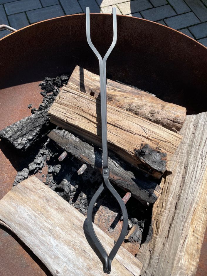 Tong Fire Pit Tool