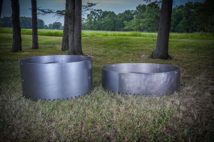 Smokeless Metal Fire Pit Ring Round-Carbon Steel